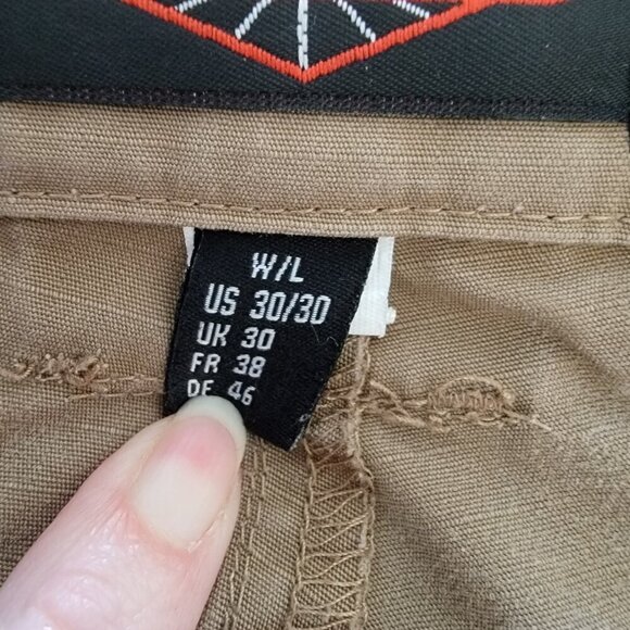 Tru Spec Original Tactical Pants Mens Cargo Dark Kahki 30X30 - Picture 11 of 13